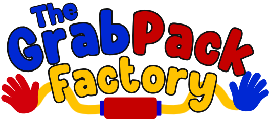 The GrabPack Factory logo – fan-made GrabPack creations inspired by Poppy Playtime